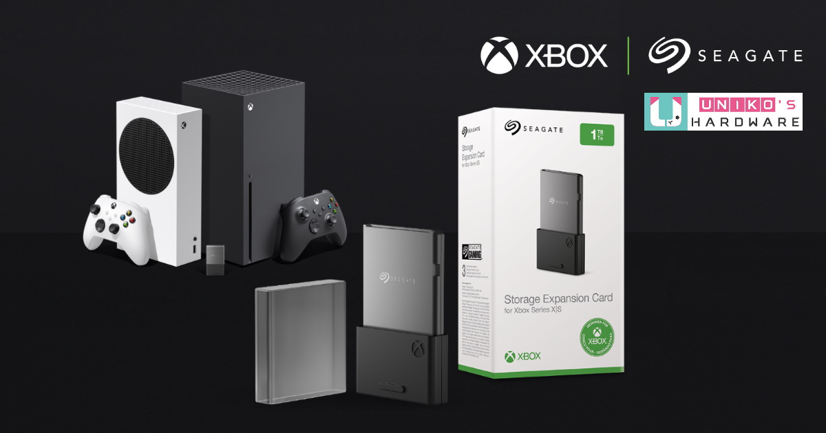 Xbox Series X|S 專用 Seagate Storage Expansion Card 儲存擴充卡即將上市。