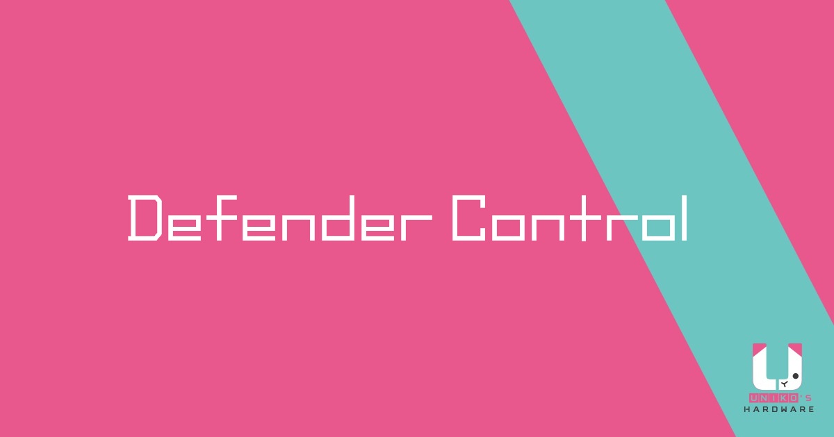 Windows Defender 關閉工具 - Defender Control