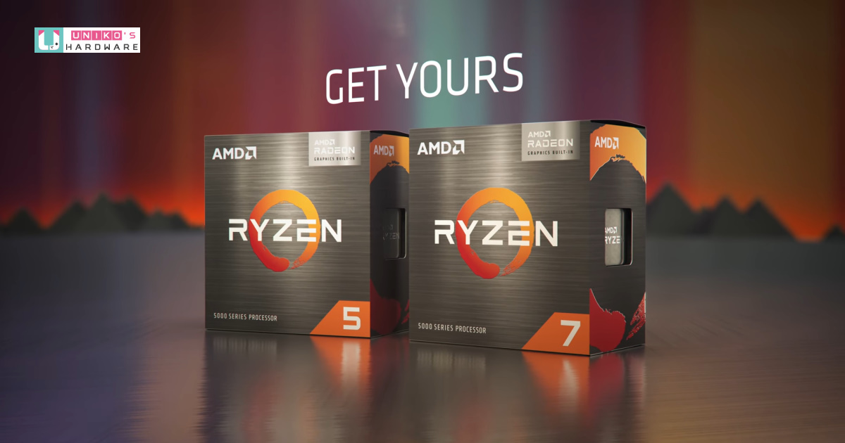 AMD 為 DIY 玩家推出內建 Radeon 顯示核心的 Ryzen 5000G 系列 APU 處理器