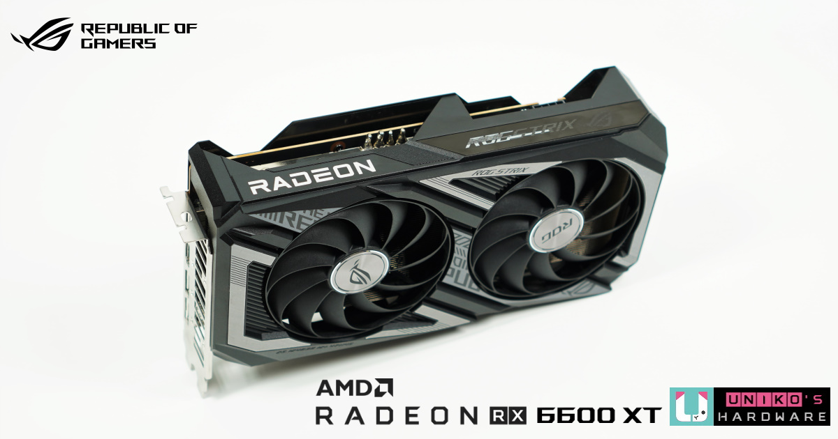 ROG Strix Radeon RX 6600 XT 顯示卡評測開箱