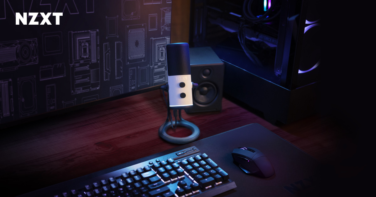 給遊戲玩家清晰的收音品質~ NZXT USB 膠囊麥克風 NZXT Capsule 新發布