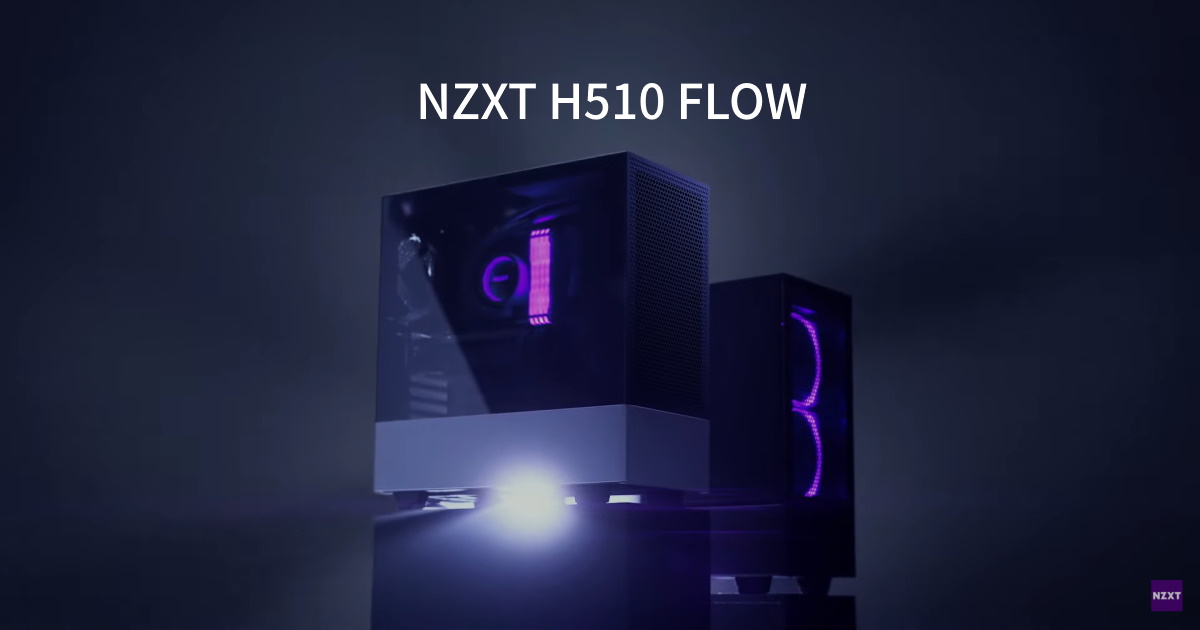 NZXT 發布 H510 Flow 機殼、白色 Kraken 水冷及 C 系列銅牌電源供應器