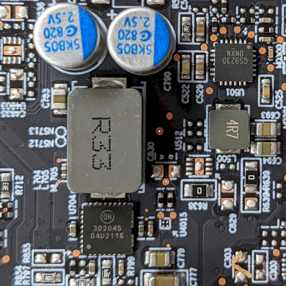 On Semiconductor NCP302045 45A DrMOS (Vddci)