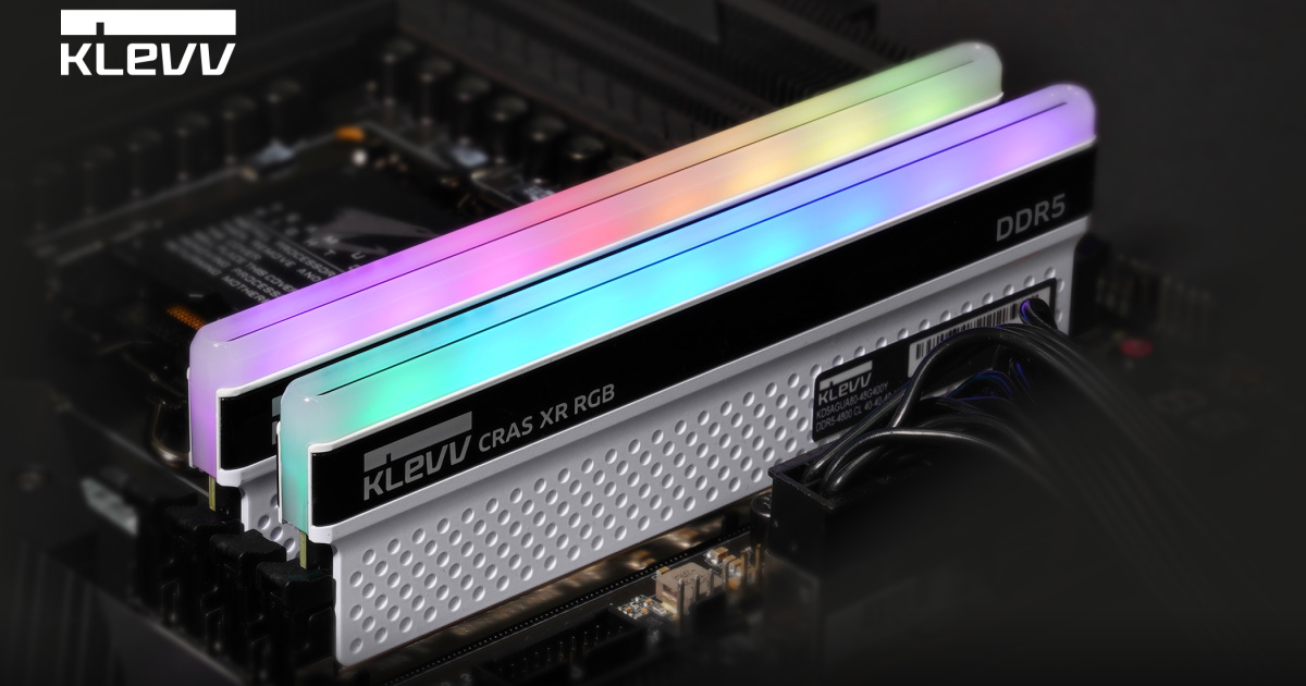 科賦推出全新 KLEVV DDR5 記憶體系列，滿足新一代 Intel 平台與遊戲超頻需求