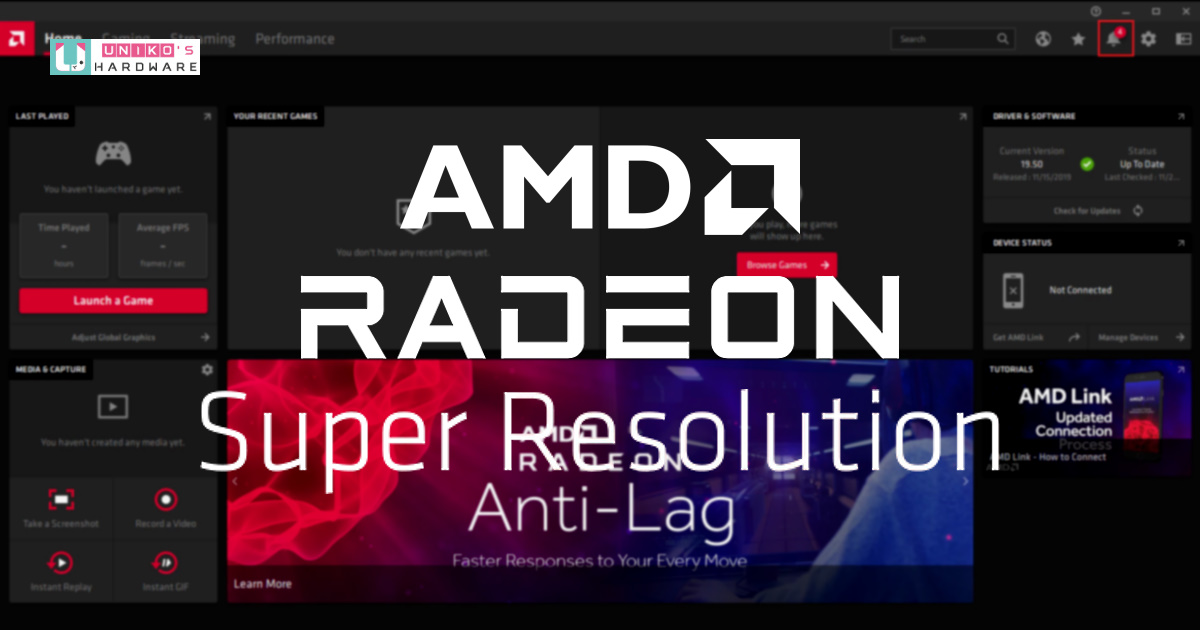 AMD 將推出適用於所有遊戲的 Radeon Super Resolution 技術！？