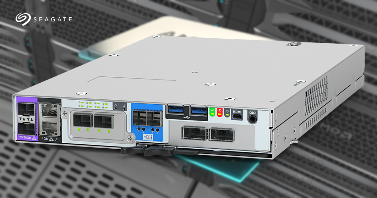 Seagate 全新 Exos AP 企業資料儲存系統控制器採用 AMD EPYC 處理器