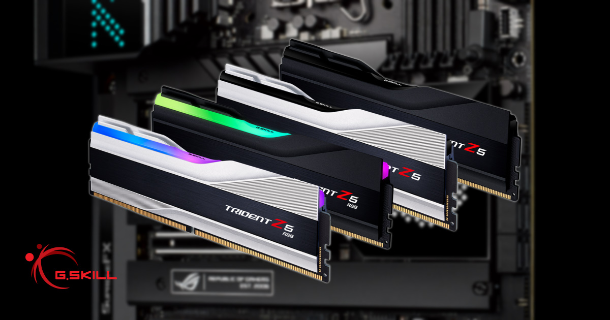 芝奇推出 Trident Z5 DDR5-6400 CL32 32GB (2x16GB) 超低延遲極速記憶體套裝