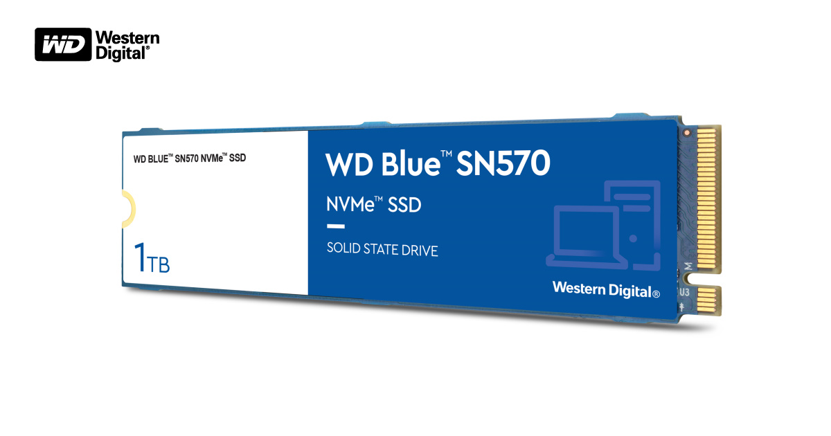 Western Digital 全新消費級儲存解決方案 - WD Blue SN570 NVMe SSD