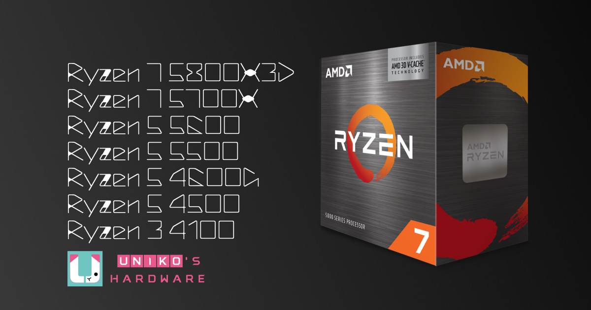 AMD Ryzen 7 5800X3D 處理器售價 $449 美元，將在 4/20 開賣!