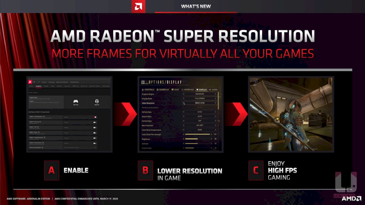Radeon Super Resolution 啟動方法