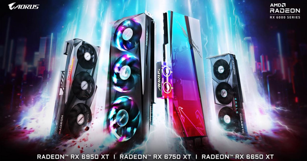 技嘉發表 AMD Radeon RX 6950 XT、RX 6750 XT 與 RX 6650 XT 系列顯示卡