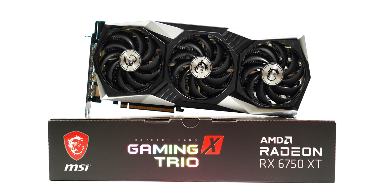 MSI Radeon RX 6750 XT GAMING X TRIO 顯示卡評測開箱