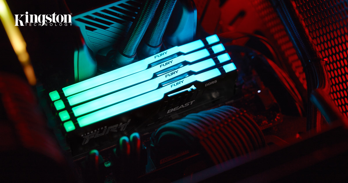 極限超頻、形色兼具，Kingston FURY Beast DDR5 RGB 嶄新亮相