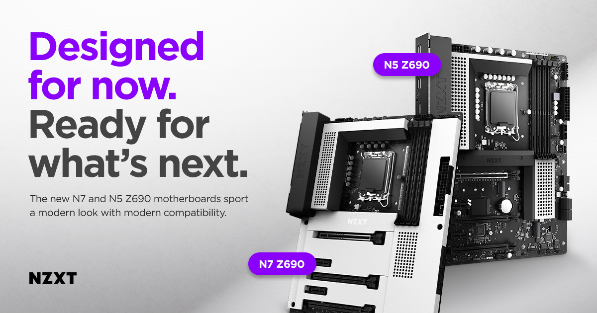 恩傑發佈 NZXT N7 Z690 和 N5 Z690 ATX 主機板