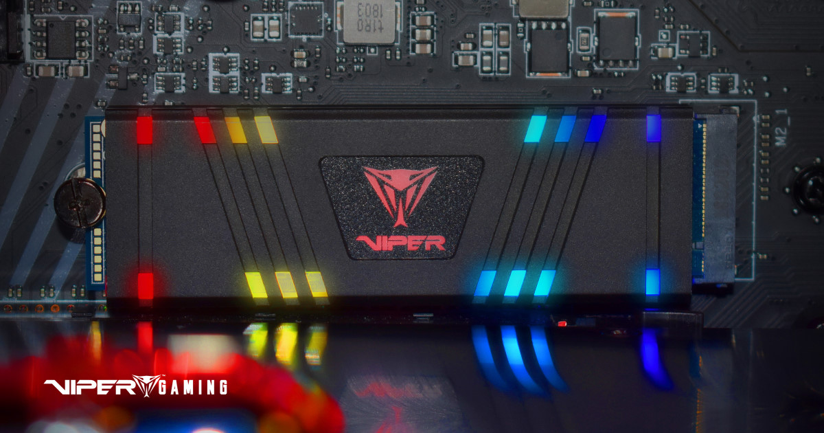 PATRIOT 博帝旗下 VIPER GAMING 正式發表 VIPER VPR400 RGB PCIe GEN 4x4 SSD