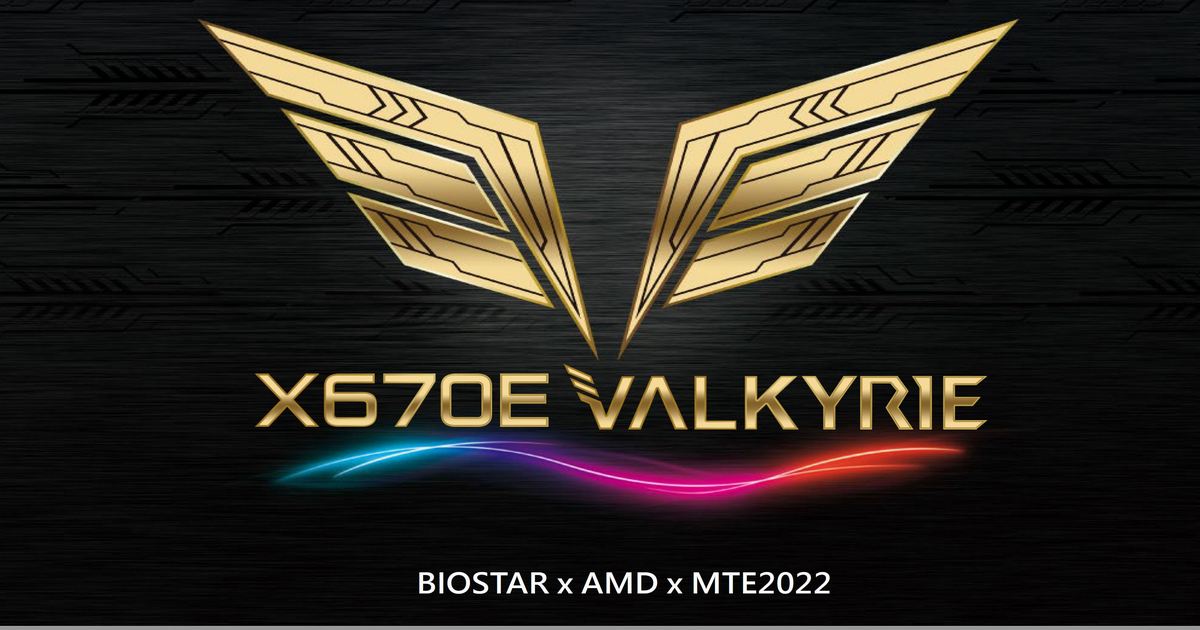 映泰 BIOSTAR X670E VALKYRIE 女武神首次降臨 AMD 平台