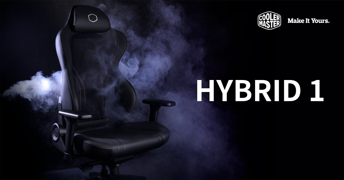 酷碼全球首次集資，最強混血椅 Cooler Master HYBRID 1 強勢登場！