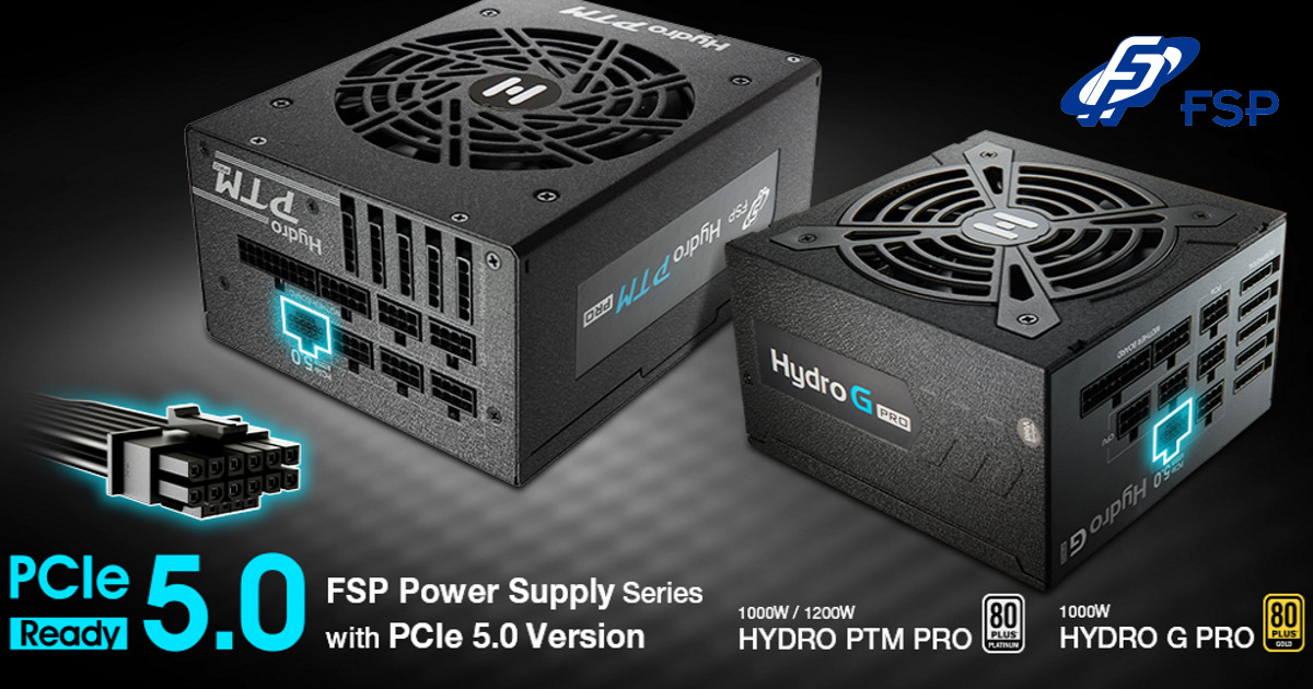 全漢 Hydro PTM PRO 與 Hydro G PRO 電源系列升級支援 ATX 3.0 規範