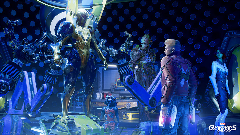 玩家們在《漫威星際異攻隊 (Marvel's Guardians of the Galaxy)》等遊戲中，能以鮮豔生動的 HDR 顏色進行直播。