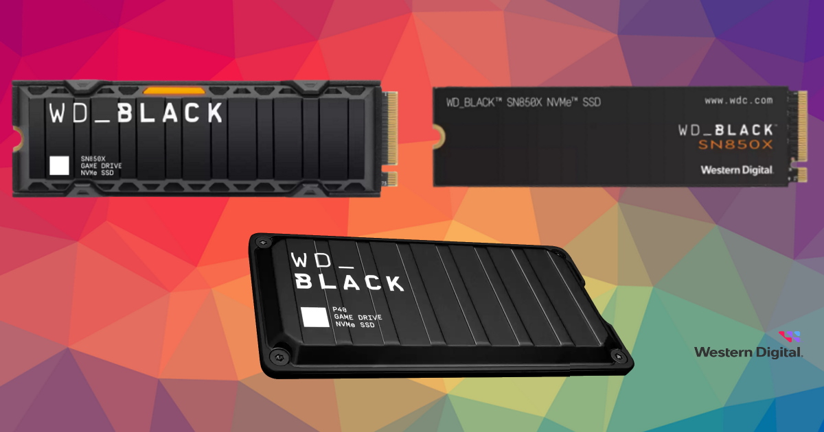 WD_BLACK SN850X NVMe SSD 及 P40 Game Drive 新上市