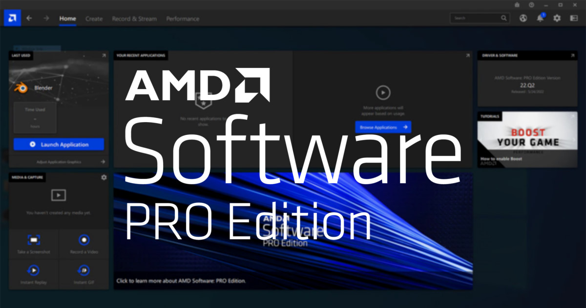 讓創意加速實現！新版 AMD Software : PRO Edition 專業級驅動軟體釋出