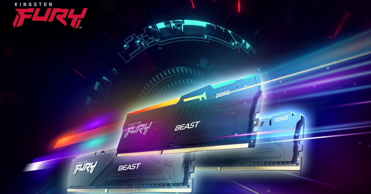 支援最新 AMD EXPO 技術！Kingston FURY Beast DDR5 AM5 記憶體登台