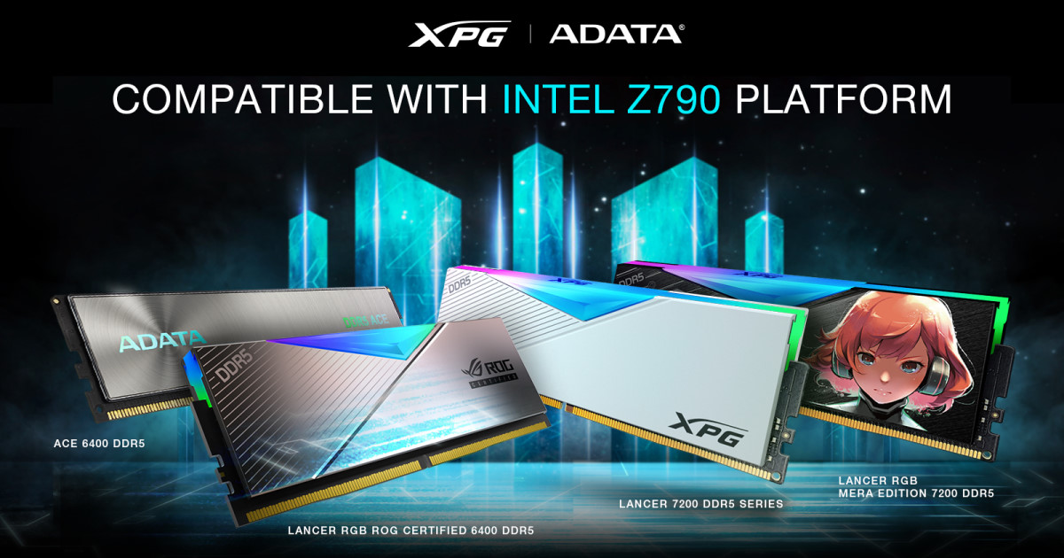 ADATA XPG LANCER DDR5 記憶體全面支援最新 Intel Z790 平台
