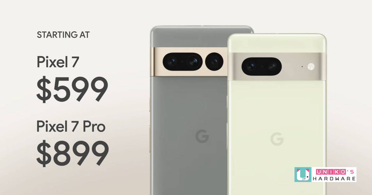 Google 正式發表搭載 Tensor G2 處理器的新一代 Pixel 7 系列手機