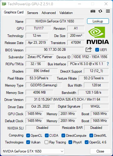 GPU-Z V2.51.0