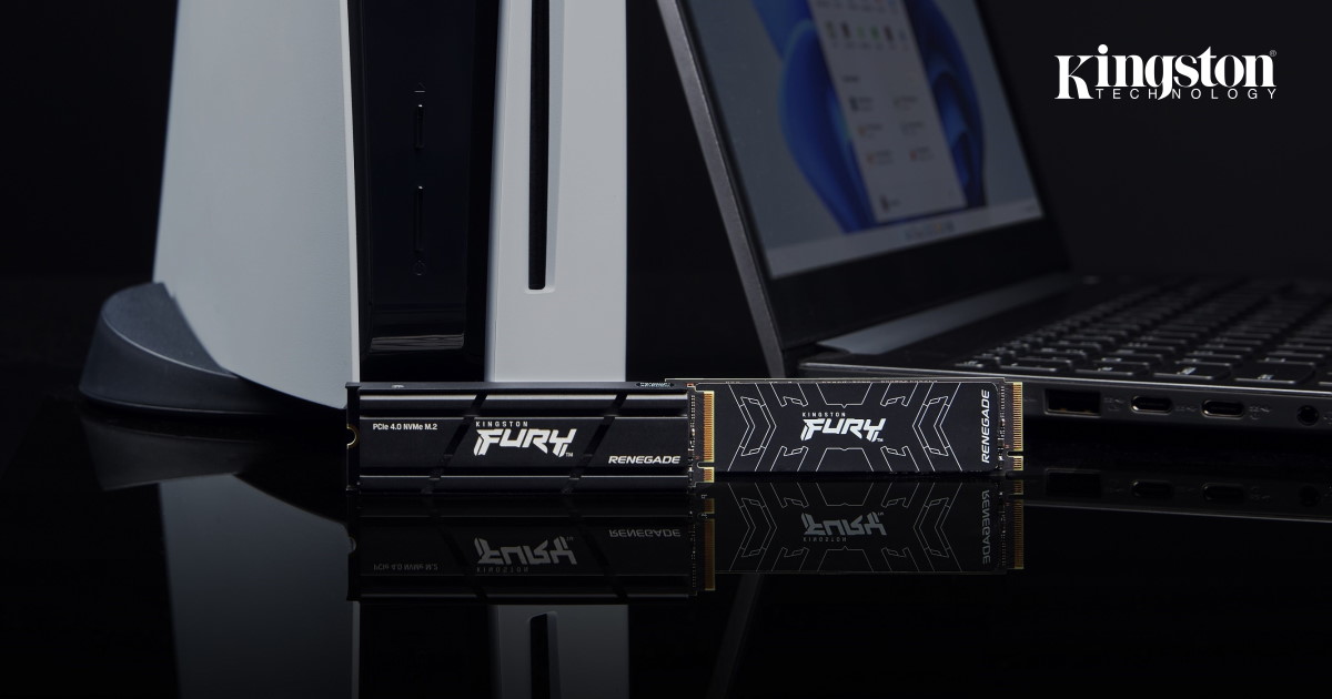 Kingston 為 PS5 推出 FURY Renegade SSD 全新散熱片版本